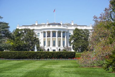 Washington Dc - Washington, District Of Columbia - 8 Nisan 2017 yılında Beyaz Saray'da Oval Ofis