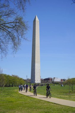 Washington Anıtı, Washington Dc - Washington, District Of Columbia - 8 Nisan 2017