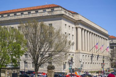 Ünlü Washington - oyma Bürosu bina ve 8 Nisan 2017 - Washington, District Of Columbia - yazdırma