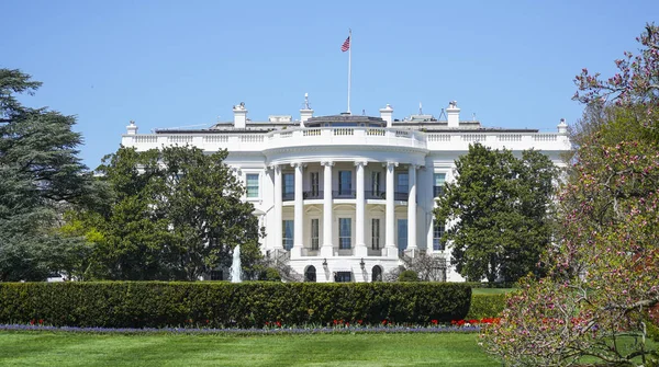Oválné pracovně v Bílém domě ve Washingtonu Dc - Washington, District Of Columbia - 8. dubna 2017 — Stock fotografie