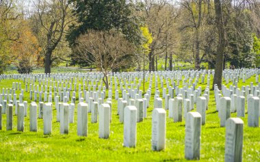 Washington - Washington, District Of Columbia - 8 Nisan 2017 ünlü Arlington mezarlığı