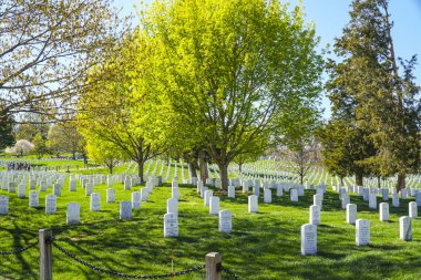 Washington - Washington, District Of Columbia - 8 Nisan 2017 ünlü Arlington mezarlığı