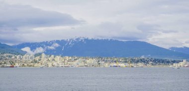 Vancouver liman ve North Vancouver - Vancouver - Kanada - manzarası üzerinde 12 Nisan 2017 görüntülemek