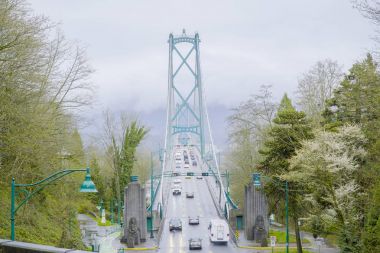 Lionsgate Köprüsü Vancouver - Vancouver - Kanada - 12 Nisan 2017