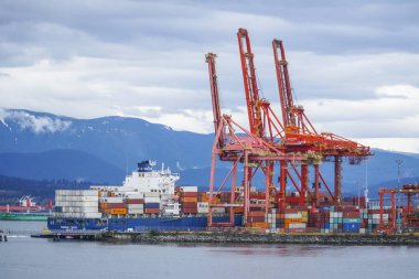 Liman bölgesinde Vancouver - Vancouver - Kanada - 12 Nisan 2017