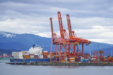 Liman bölgesinde Vancouver - Vancouver - Kanada - 12 Nisan 2017