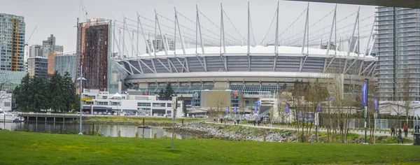 브리티시 컬럼비아 장소 경기장-밴쿠버-밴쿠버-4 월 12 일, 2017 — 스톡 사진