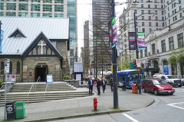 Catedral da Igreja de Cristo em Vancouver - VANCOUVER - CANADA - 12 de abril de 2017 — Fotografia de Stock