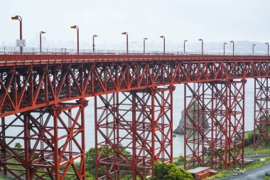 İnanılmaz Mimarlık ve inşaat Golden Gate Köprüsü San Francisco - San Francisco - California - 18 Nisan 2017