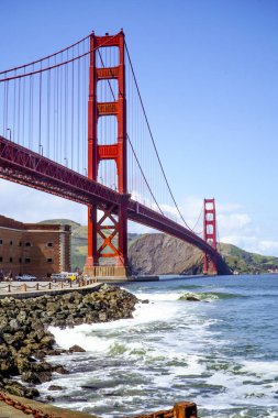 Etkileyici Golden Gate Köprüsü San Francisco - San Francisco - California - 18 Nisan 2017