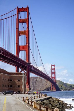 Etkileyici Golden Gate Köprüsü San Francisco - San Francisco - California - 18 Nisan 2017