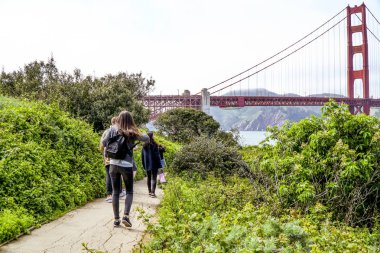 Pil Doğu parktan San Francisco - San Francisco - California - 18 Nisan 2017 yürüyüş