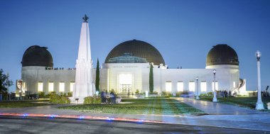 Los Angeles gece - Los Angeles - California - 20 Nisan 2017 ünlü Griffith Gözlemevi