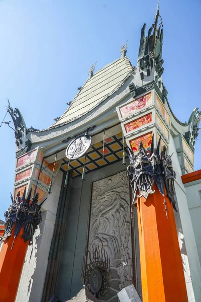 Entrance of TCL Chinese Theater in Hollywood - LOS ANGELES - CALIFORNIA - APRIL 20, 2017 — Stock Photo, Image