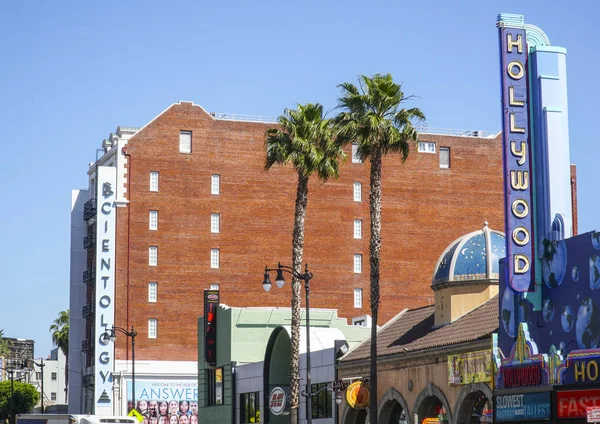 Scientology Building at Hollywood Boulevard in Los Angeles - LOS ANGELES - CALIFORNIA - APRIL 20, 2017 — Stock Photo, Image