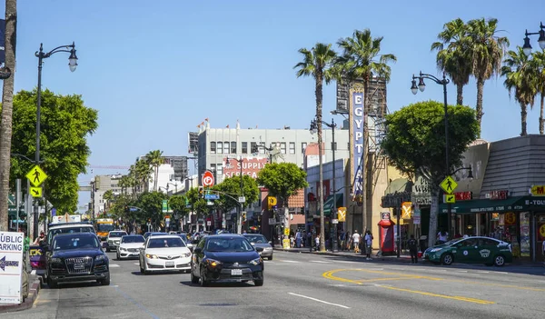 Hollywood Boulevard a Los Angeles - LOS ANGELES - CALIFORNIA - 20 APRILE 2017 — Foto Stock