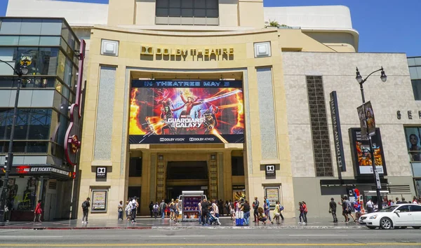 杜比影院在洛杉矶好莱坞大道-奥斯卡首页--加州-2017 年 4 月 20 日 — 图库照片