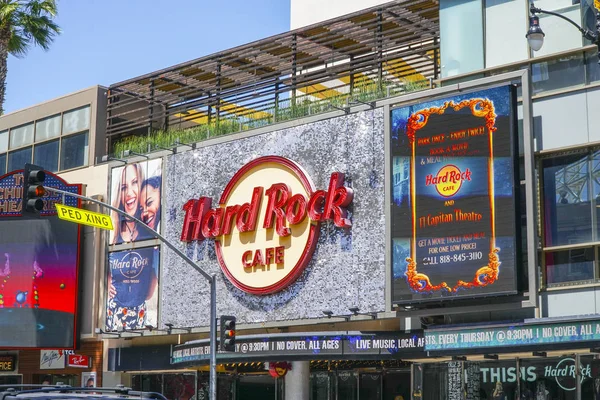 Hard Rock Cafe a Hollywood Los Angeles - LOS ANGELES - CALIFORNIA - 20 APRILE 2017 — Foto Stock
