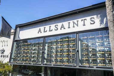 All Saints depolamak Beverly Hills - Los Angeles - California - 20 Nisan 2017