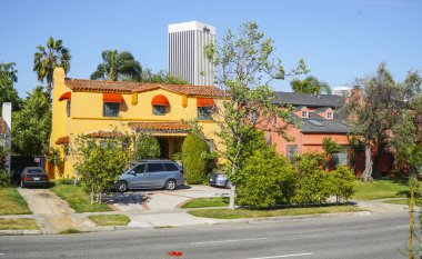 Renkli binalar Los Angeles - Los Angeles - California - 20 Nisan 2017