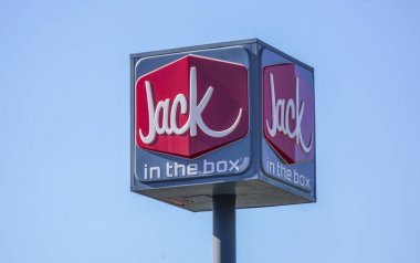 Kutu - Fast Food Restoran - Los Angeles - California - 20 Nisan 2017 jack