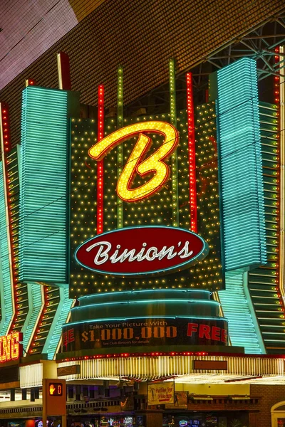 Binions hufeisen casino im zentrum von las vegas - las vegas - nevada - 23. april 2017 — Stockfoto