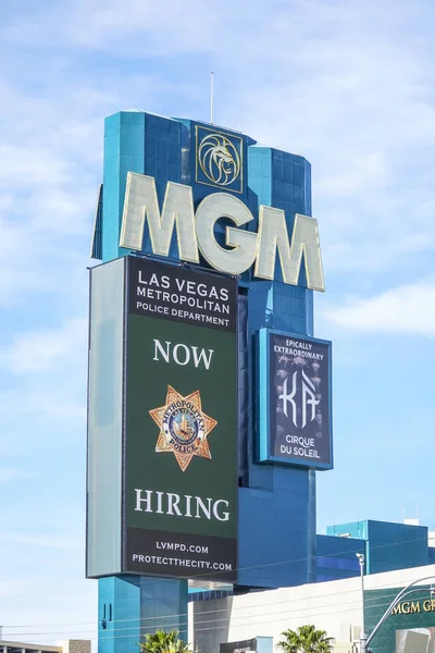 MGM Grand Hotel i Las Vegas - LAS VEGAS - NEVADA - APRIL 23, 2017 – stockfoto