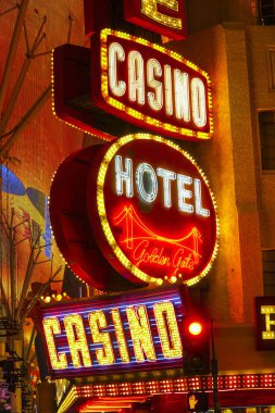 Golden Gate otel ve Casino şehir Las Vegas - Las Vegas - Nevada - 23 Nisan 2017