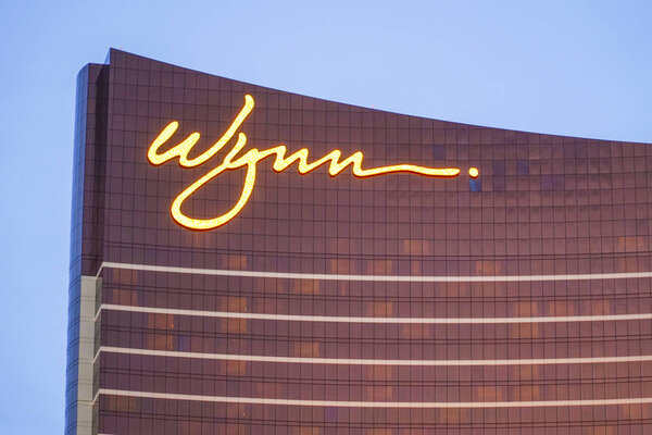 Wynn Hotel Las Vegas in the evening - LAS VEGAS - NEVADA - APRIL 23, 2017