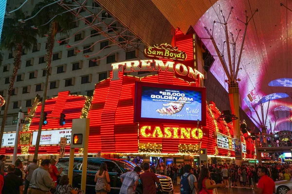 Fremont Casino Las Vegas Downtown - Las Vegas - Nevada - 2017. április 23. — Stock Fotó