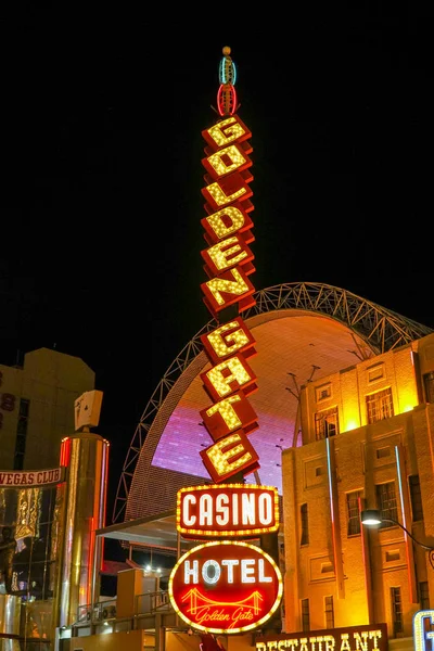 Golden Gate Hotel und Casino in der Innenstadt von Las Vegas - Las Vegas - Nevada - 23. April 2017 — Stockfoto