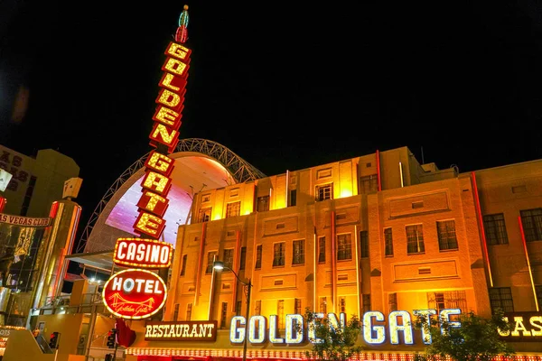 Golden Gate Hotel and Casino en el centro de Las Vegas - LAS VEGAS - NEVADA - 23 DE ABRIL DE 2017 — Foto de Stock