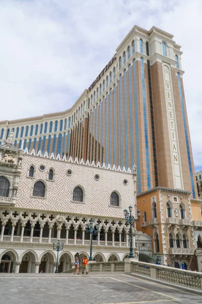 Increíble Venetian Hotel Resort and Casino en Las Vegas - LAS VEGAS - NEVADA - 23 de ABRIL de 2017 — Foto de Stock