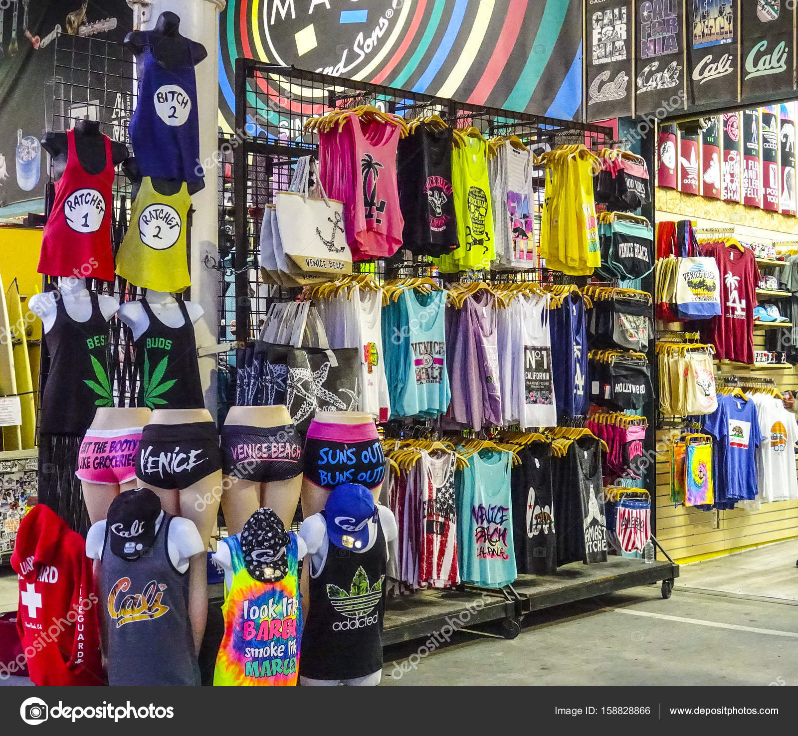 LA and Venice Beach souvenirs and TShirts at Venice Beach Ocean Walk