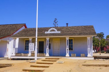 Eski Matbaa ofisinin San Diego Old Town devlet Tarihi Park - San Diego - California - 21 Nisan 2017