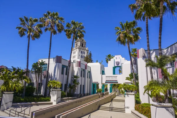 Beverly hills stadtzentrum - los angeles - kalifornien - 20. april 2017 — Stockfoto