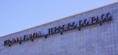 Terreiro Paco - Lizbon - Portekiz - 17 Haziran 2017 denilen Lizbon merkezinde feribot