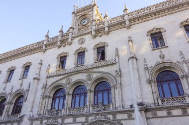 Güzel Rossio tren istasyonu Lizbon - Lizbon - Portekiz - 17 Haziran 2017