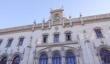 Güzel Rossio tren istasyonu Lizbon - Lizbon - Portekiz - 17 Haziran 2017