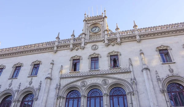 Güzel Rossio tren istasyonu Lizbon - Lizbon - Portekiz - 17 Haziran 2017