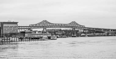 Ünlü Tobin Bridge - Boston - Boston Massachusetts - 3 Nisan 2017