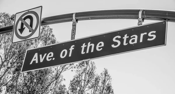 Avenue-Los Angeles-ben a csillagok — Stock Fotó