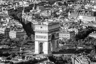 Ünlü Arc de Triomphe Paris - zafer Arch