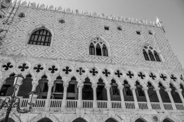 Ünlü Doge s Palace Venedik - Palazzo Ducale adlı St kare işaretler