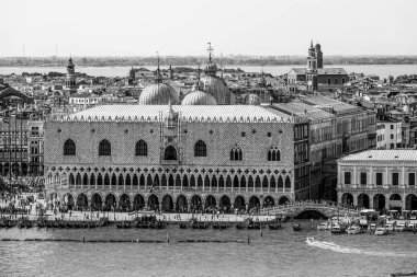 Ünlü Doge s Palace Venedik - Palazzo Ducale adlı St kare işaretler