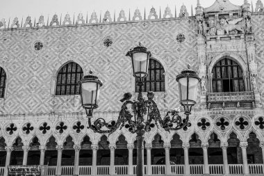 Ünlü Doge s Palace Venedik - Palazzo Ducale adlı St kare işaretler