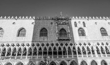 Ünlü Doge s Palace Venedik - Palazzo Ducale adlı St kare işaretler