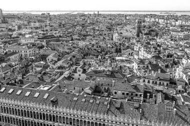 Venedik'in üzerinde şaşırtıcı havadan görünümü