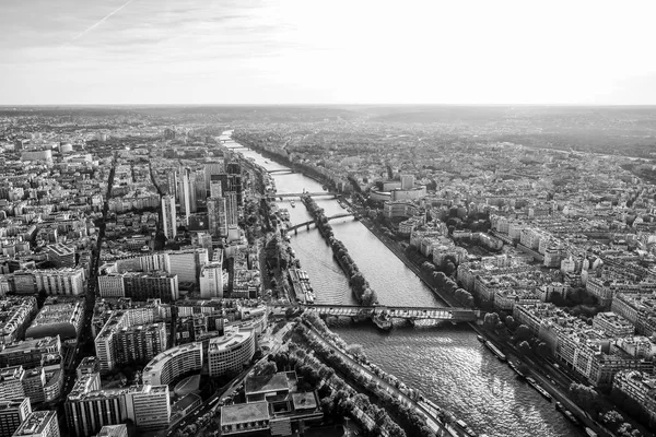 Eyfel Kulesi üst güverte üzerinde büyük Paris şehri göster