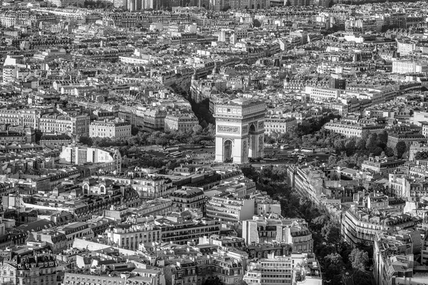 Arc de Triomhe - την αψίδα θριαμβεύει στο Παρίσι — Φωτογραφία Αρχείου